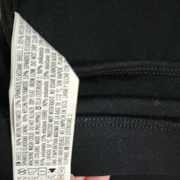 Forever 21 Womens Black with Mesh Detail Lined Sports Bra Active Wear Size XS - Picture 6 of 8